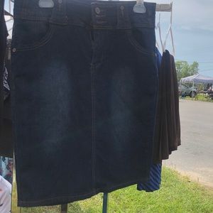 Brand new blue jean skirt